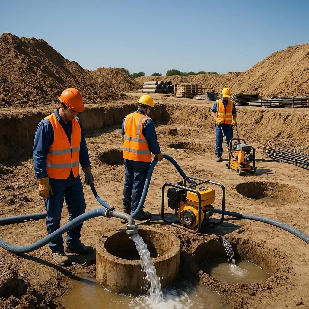 Глубинное водопонижение скважинами в Приозерске